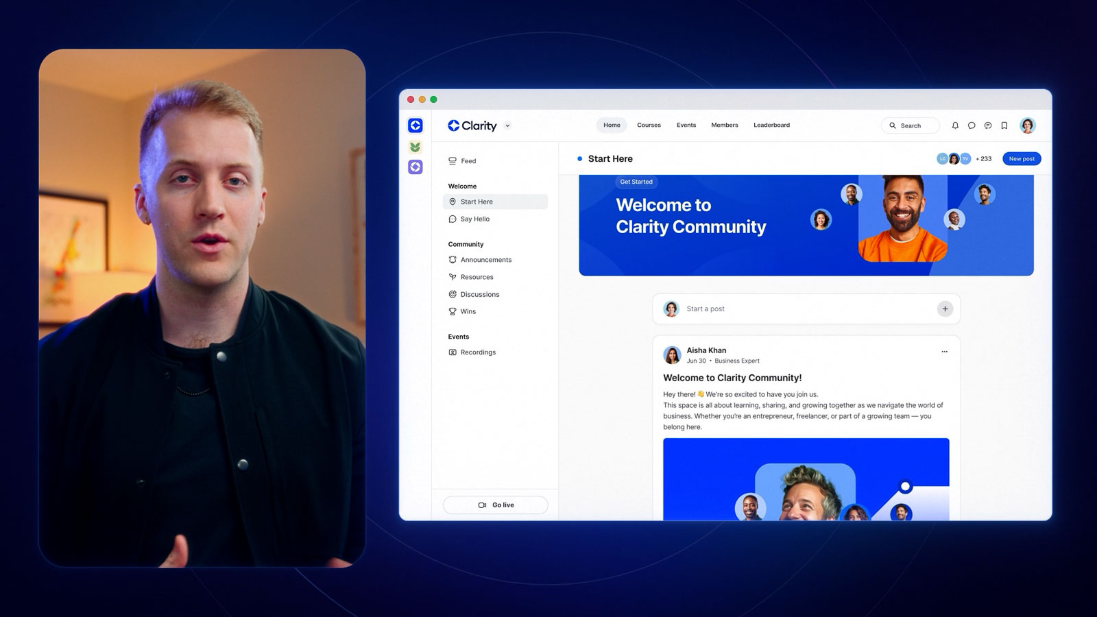 Still frame from Circle Desktop App