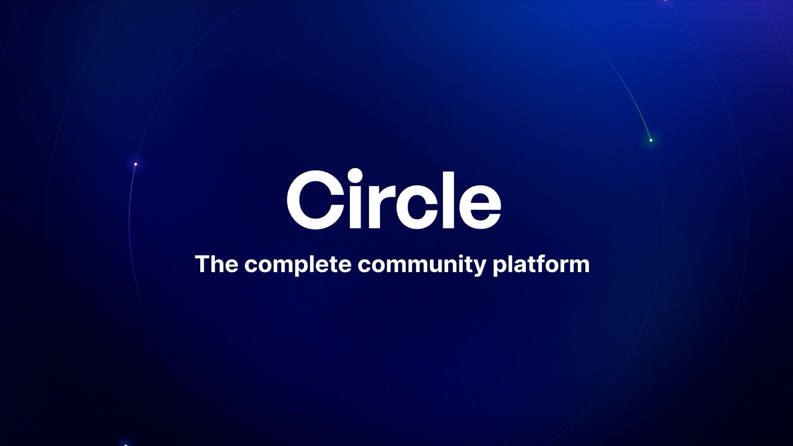 Still frame from Introducing Circle Website Builder